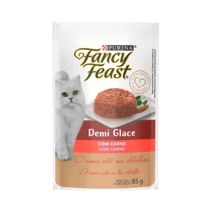 Ração Úmida Fancy Feast Demi Glace para Gatos Sabor Carne