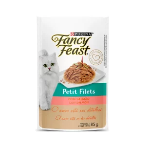 Ração Úmida Fancy Feast Petit Filets para Gatos Sabor Salmão