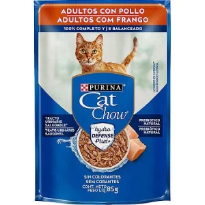 Ração Úmida Cat Chow para Gatos Adultos Sabor Frango