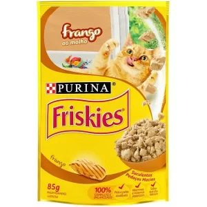 Ração Purina Friskies Sachê Frango ao Molho para Gatos